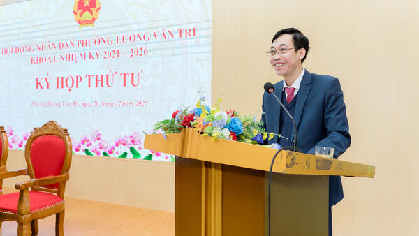 KỲ HỌP THỨ TƯ HỘI ĐỒNG NHÂN DÂN PHƯỜNG LƯƠNG VĂN TRI