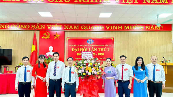 ĐẠI HỘI ĐẢNG BỘ CÁC CƠ QUAN ĐẢNG PHƯỜNG LƯƠNG VĂN TRI LẦN THỨ I, NHIỆM KỲ 2025 -2030