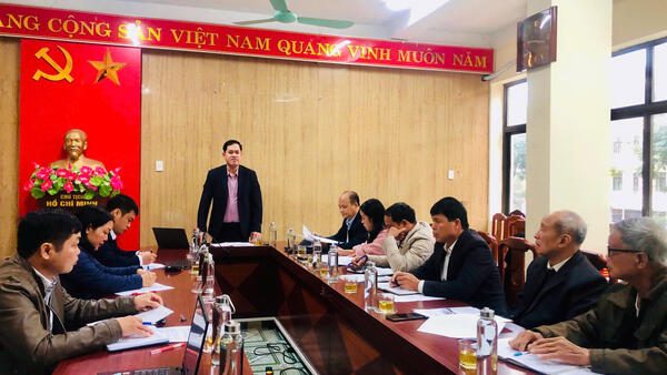 Ủy ban MTTQ Việt Nam phường Lương Văn Tri tổ chức giám sát việc triển khai, thực hiện chế độ chính sách cho người cao tuổi đối với Phòng Văn hóa - Xã hội thuộc UBND phường.