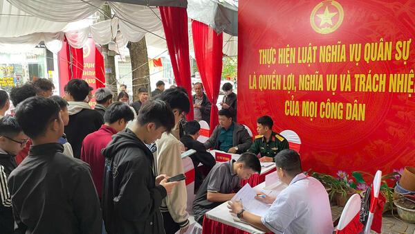 HỘI ĐỒNG NGHĨA VỤ QUÂN SỰ PHƯỜNG LƯƠNG VĂN TRI TỔ CHỨC KHÁM SƠ TUYỂN NGHĨA VỤ QUÂN SỰ VÀ NGHĨA VỤ THAM GIA CÔNG AN NHÂN DÂN NĂM 2026.