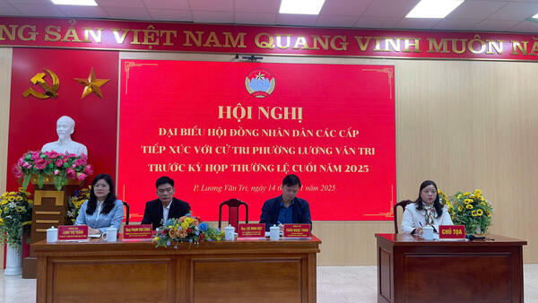 Uỷ ban MTTQVN phường phối hợp với HĐND, UBND phường Lương Văn Tri tổ chức Hội nghị Đại biểu HĐND các cấp, nhiệm kỳ 2021 – 2026 tiếp xúc với cử tri phường Lương Văn Tri trước kỳ họp thường lệ cuối năm 2025.