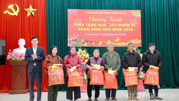 Phường Lương Văn Tri tổ chức Chương trình tuần lễ "Tết Nhân ái" - Xuân Bính Ngọ năm 2026