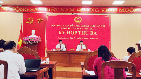 HĐND phường Lương Văn Tri tổ chức Kỳ họp thứ ba, khóa II, nhiệm kỳ 2026 - 2031